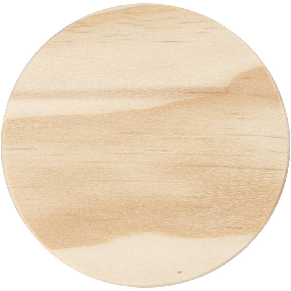 Pine Wood Round Shaped Hanger With Screw Home Furnishings Decoration Crafts D: 11 cm - Home - Crafts