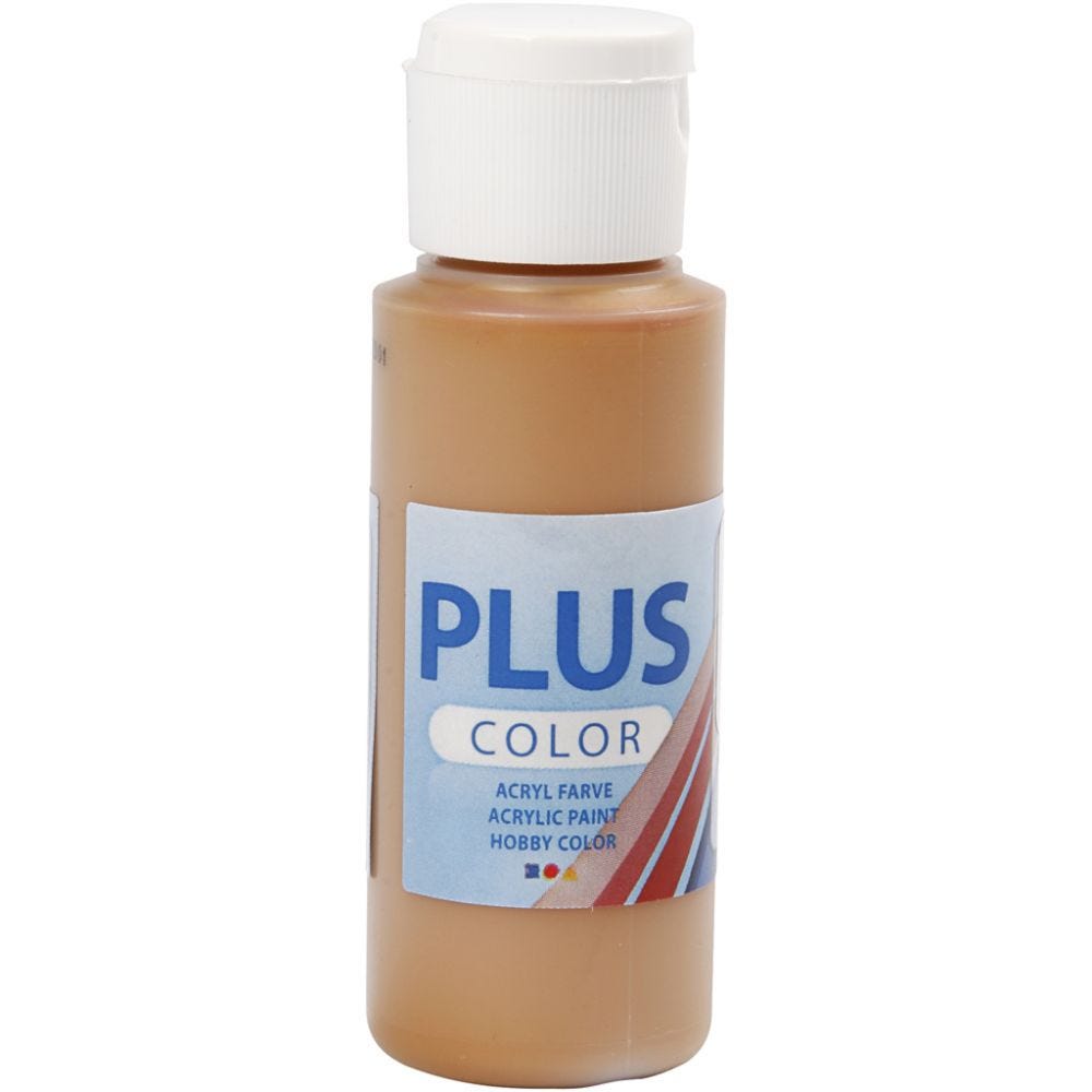 Plus Colour Craft Paints 60ml Bottles | Choose Colour | Water - Based Full - Coverage Craft Paint - Home - Crafts