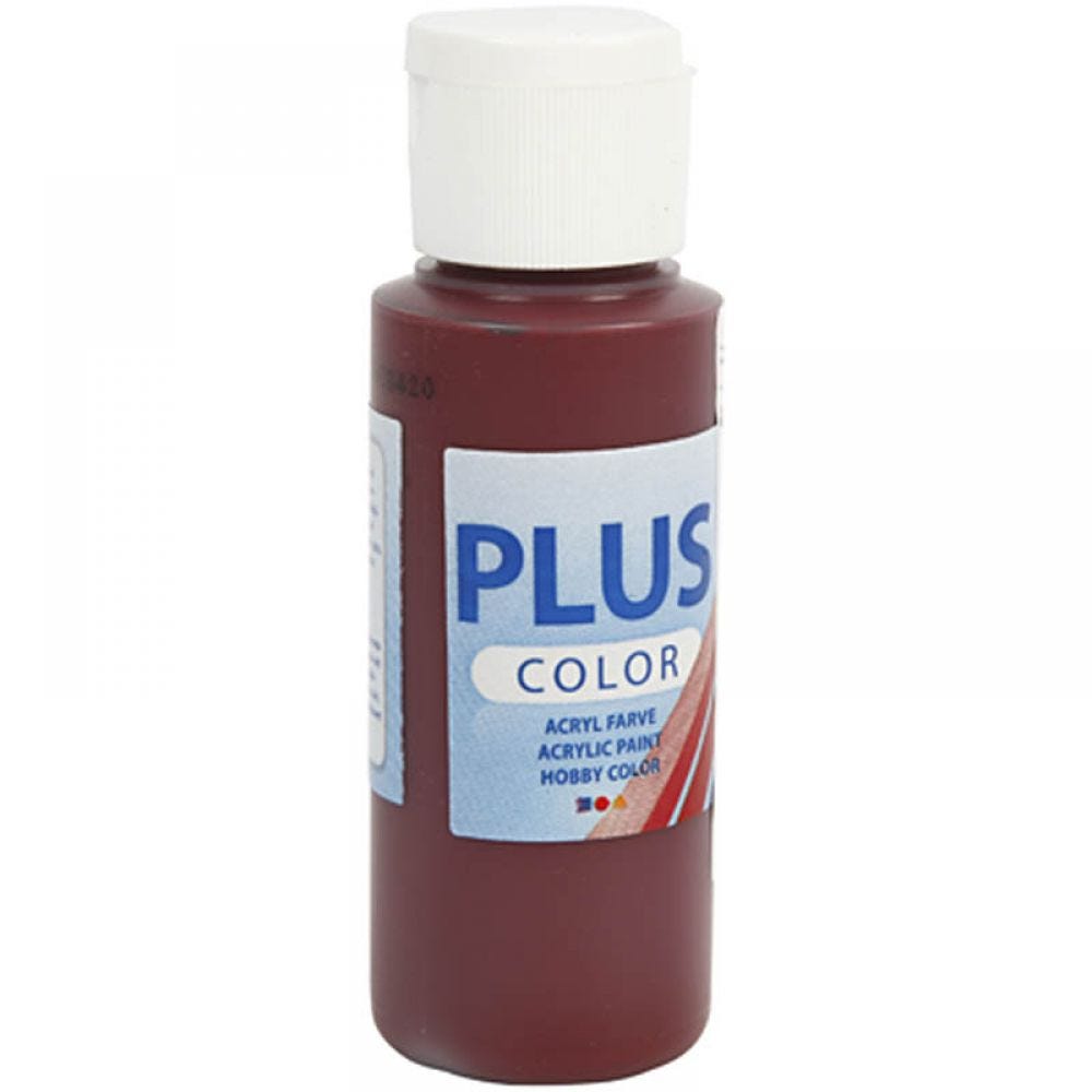 Paints 60ml Bottles Plus Colour Craft Water-Based Full-Coverage