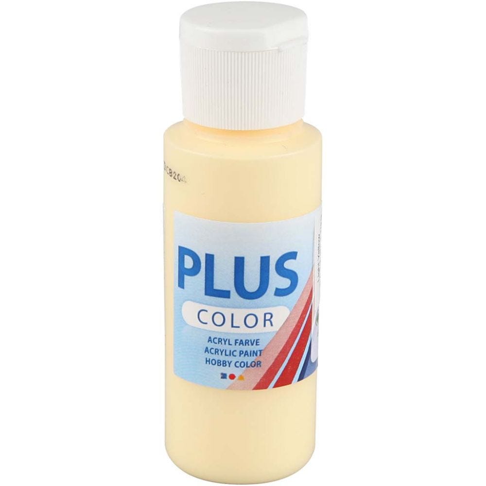 Paints 60ml Bottles Plus Colour Craft Water-Based Full-Coverage