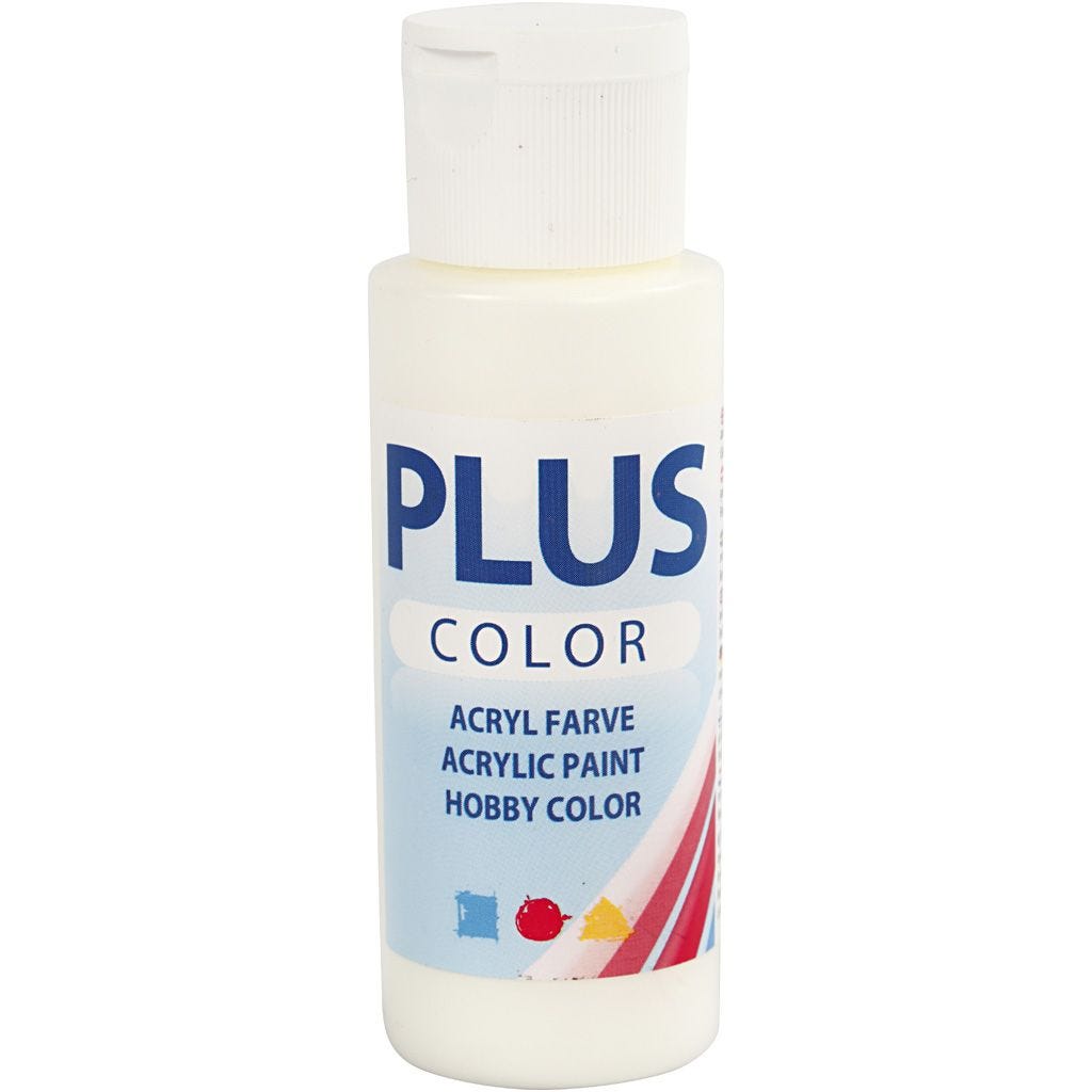 Paints 60ml Bottles Plus Colour Craft Water-Based Full-Coverage