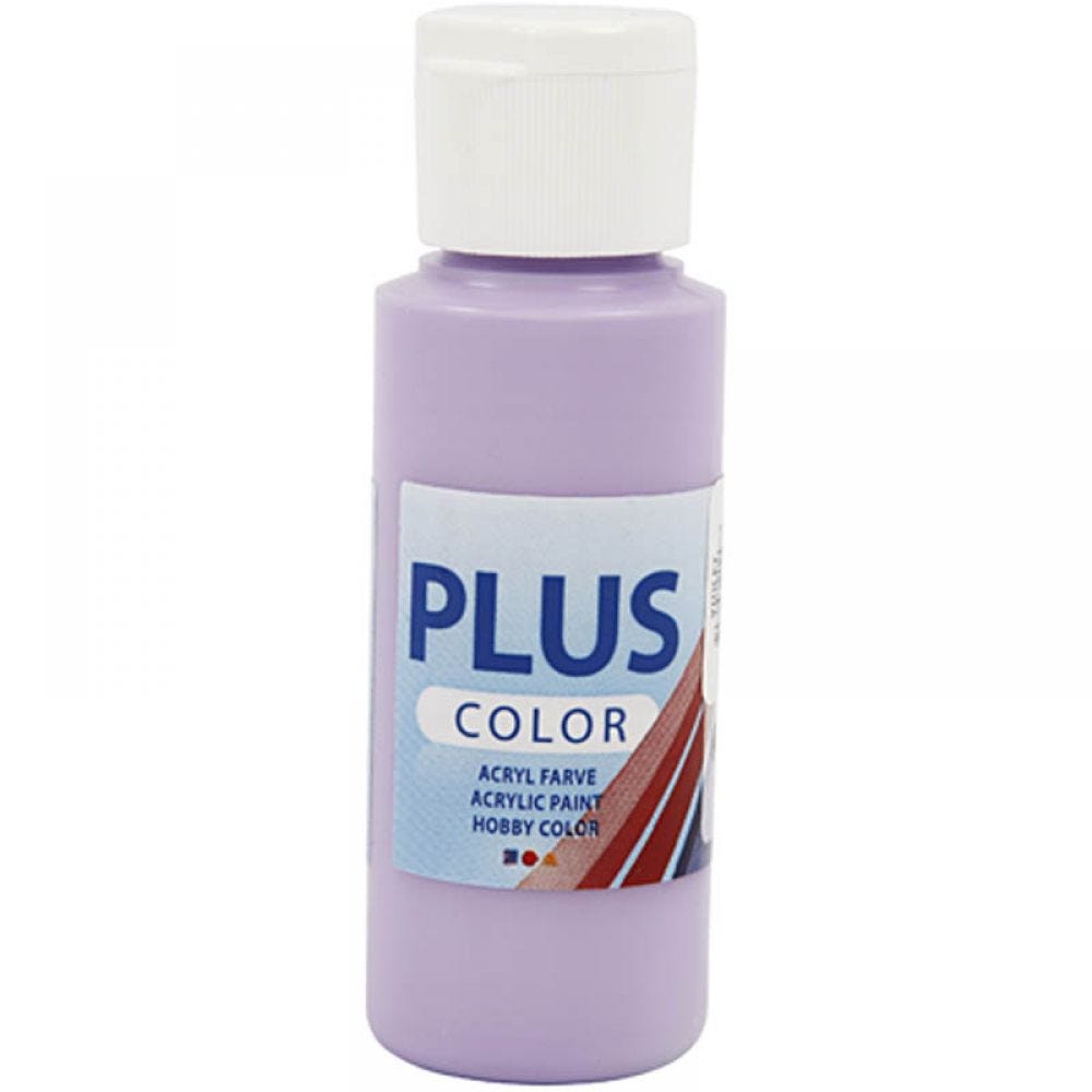 Paints 60ml Bottles Plus Colour Craft Water-Based Full-Coverage