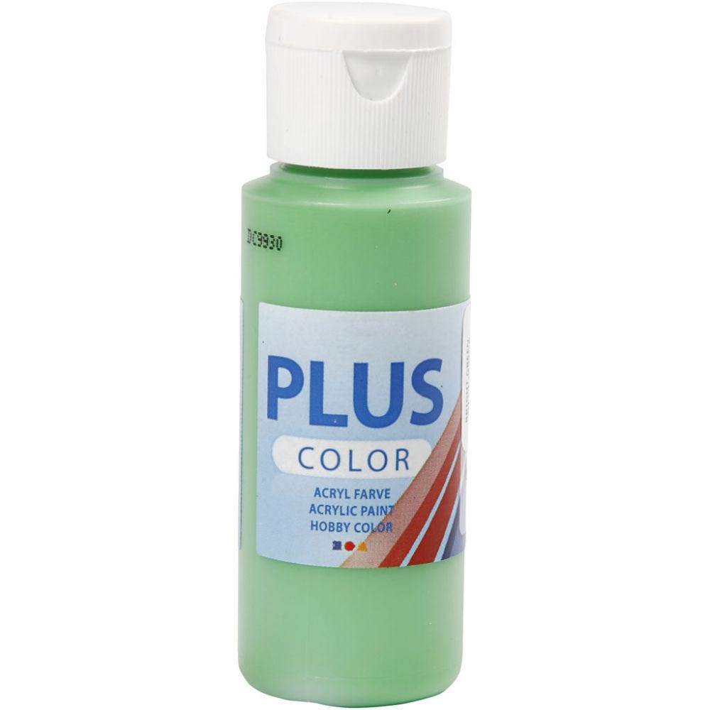 Paints 60ml Bottles Plus Colour Craft Water-Based Full-Coverage