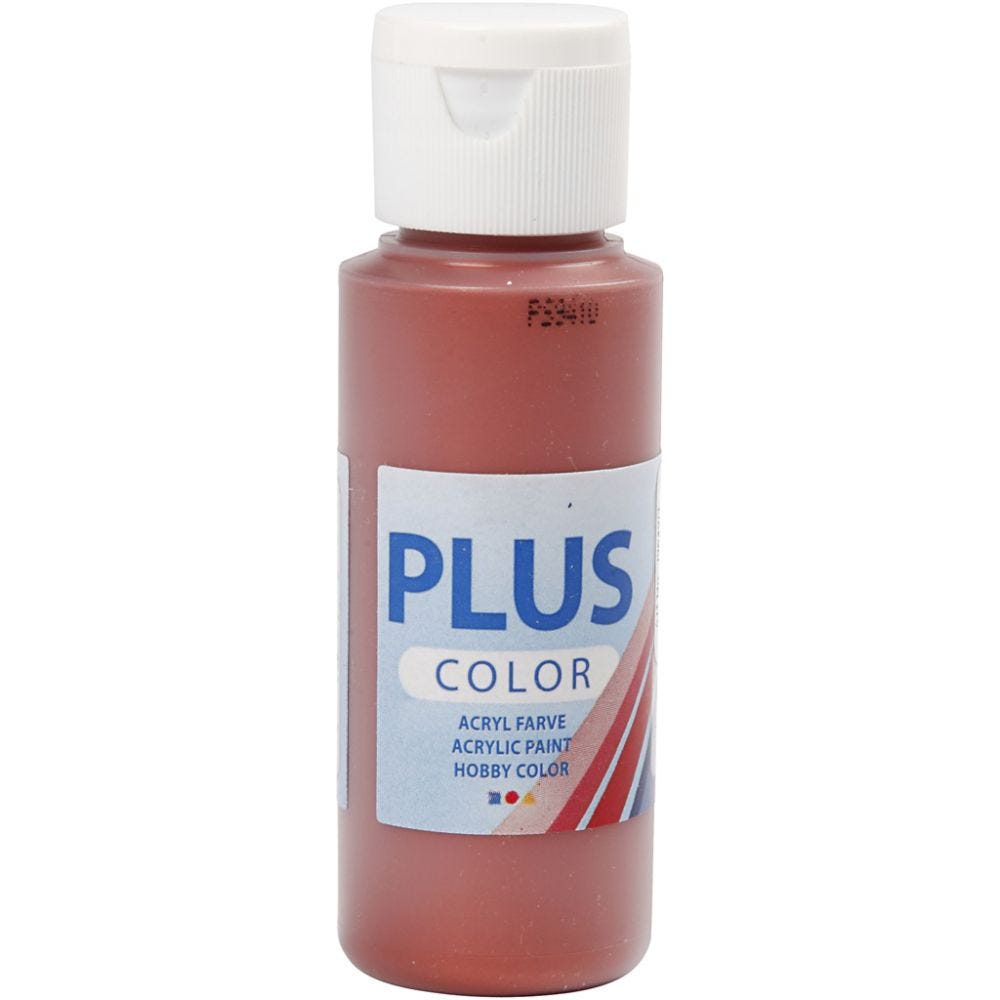 Plus Colour Craft Paints 60ml Bottles | Choose Colour | Water - Based Full - Coverage Craft Paint - Home - Crafts
