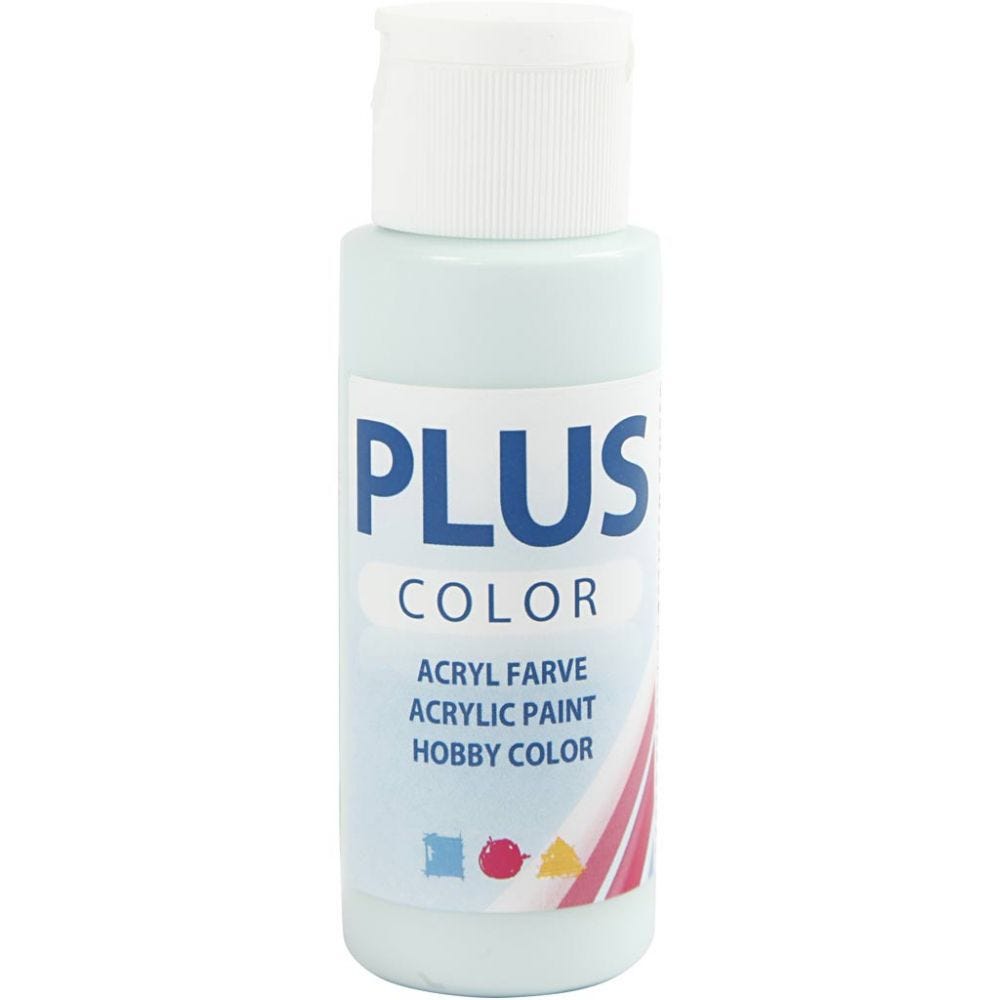 Paints 60ml Bottles Plus Colour Craft Water-Based Full-Coverage