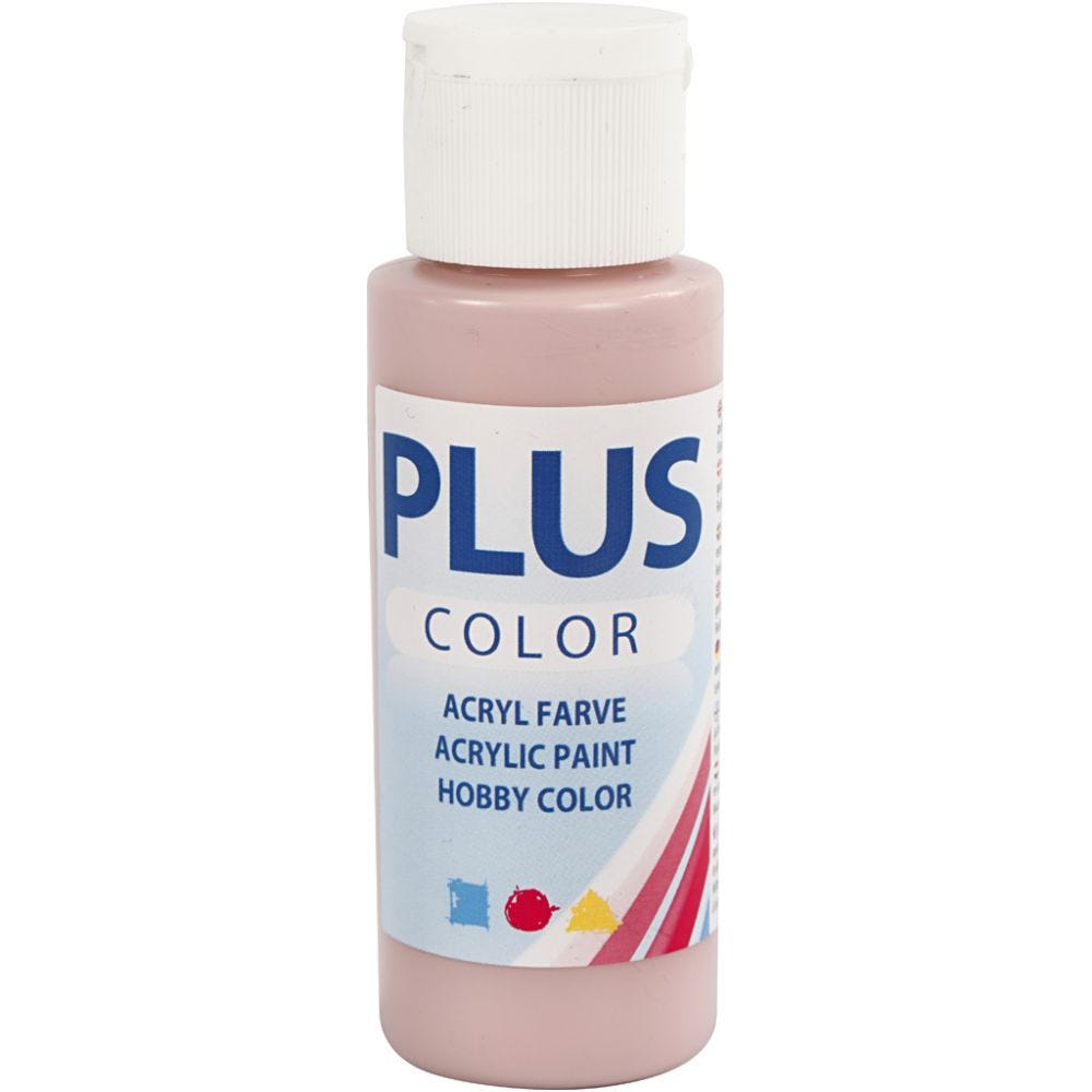 Plus Colour Craft Paints 60ml Bottles | Choose Colour | Water - Based Full - Coverage Craft Paint - Home - Crafts