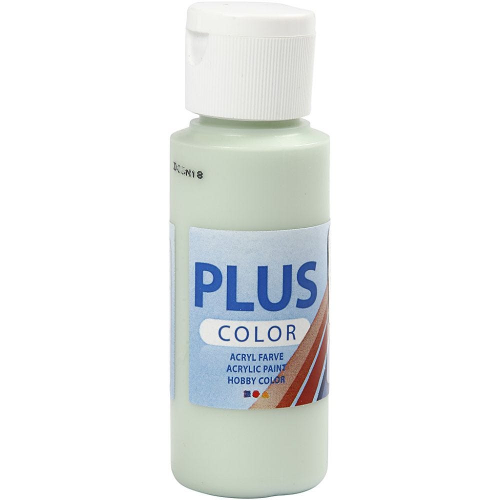 Paints 60ml Bottles Plus Colour Craft Water-Based Full-Coverage