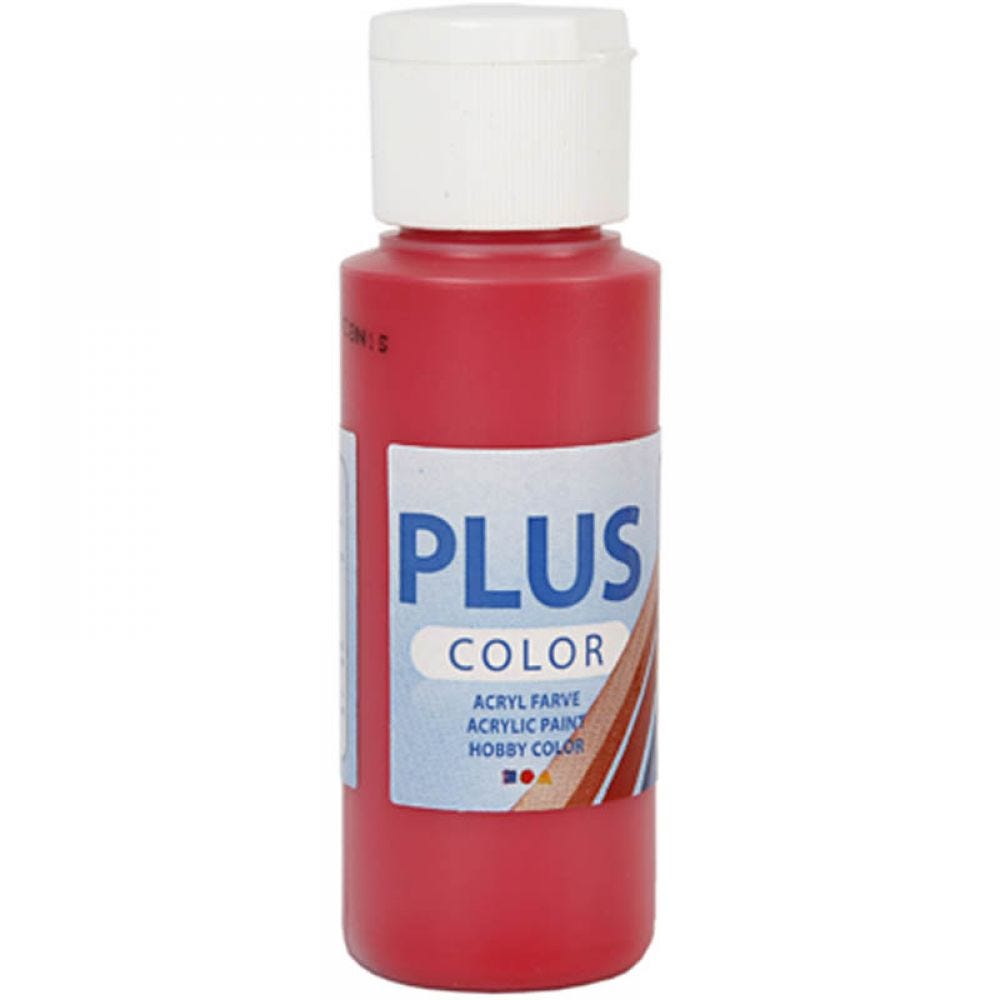 Paints 60ml Bottles Plus Colour Craft Water-Based Full-Coverage