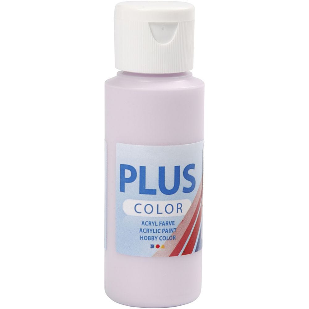 Paints 60ml Bottles Plus Colour Craft Water-Based Full-Coverage