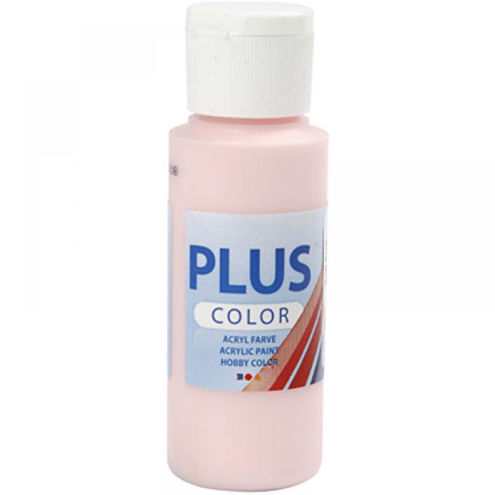 Paints 60ml Bottles Plus Colour Craft Water-Based Full-Coverage