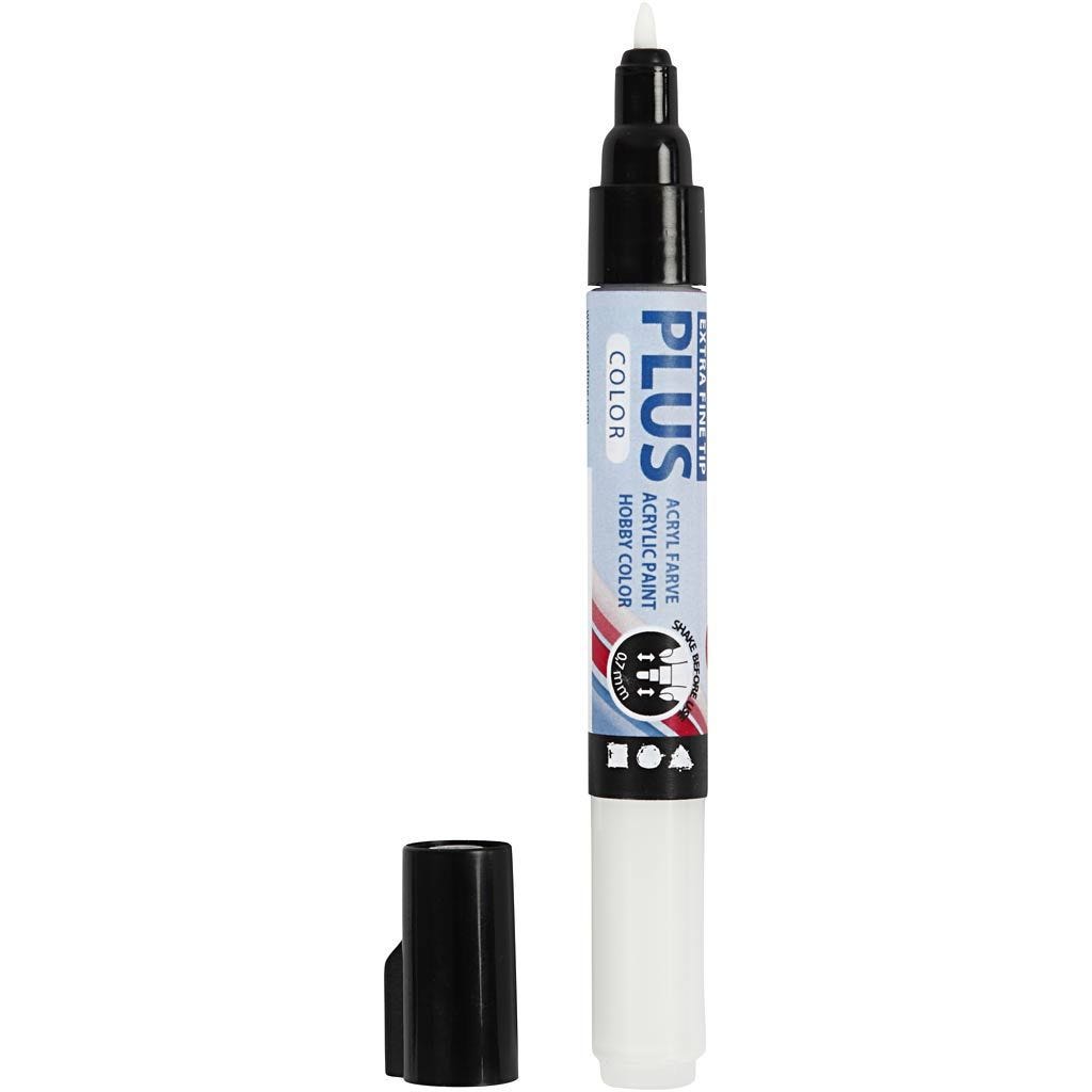 Plus Colour Marker 14.5cm Line 0.7mm 5.5ml Water-Based Felt Tip | Choose Colour