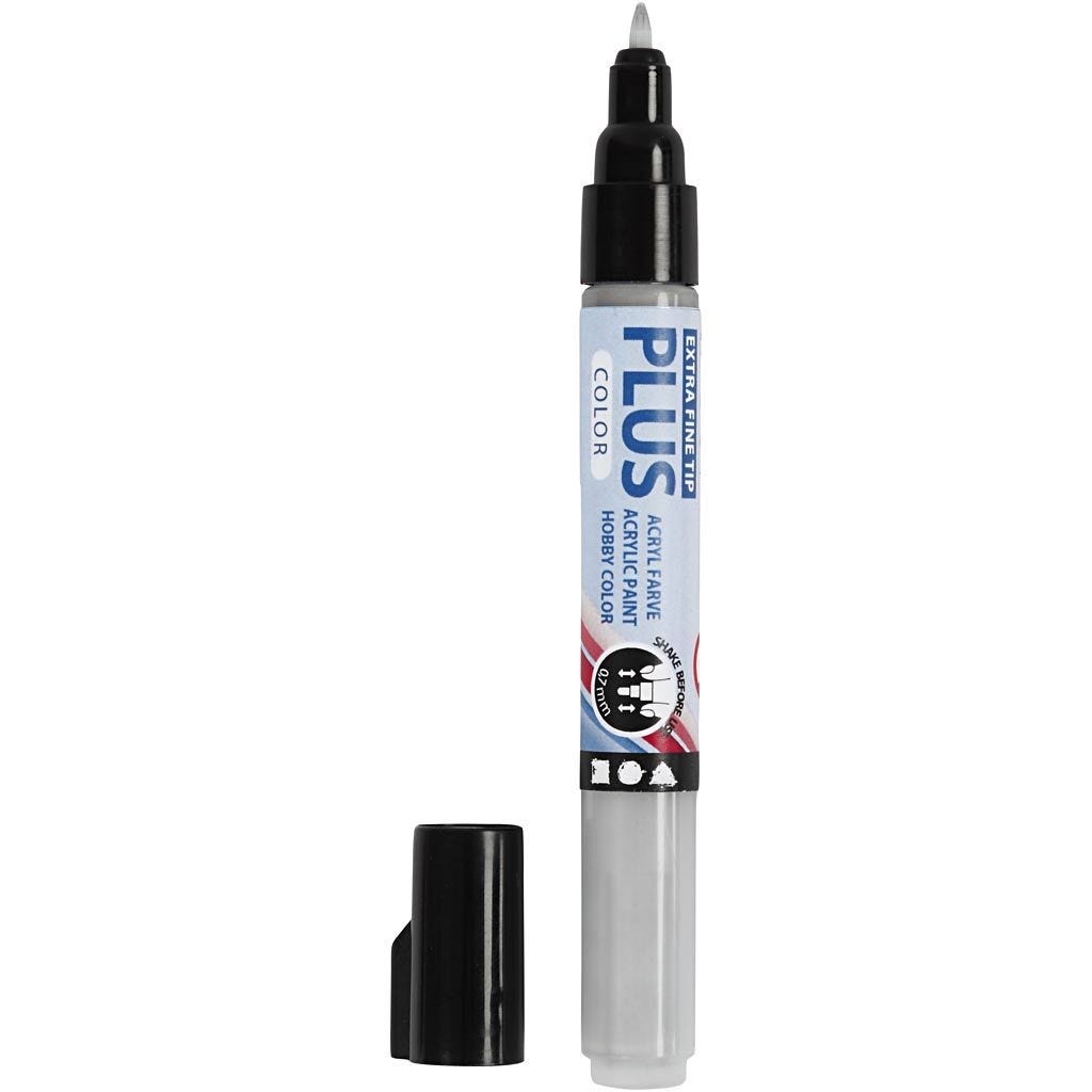 Plus Colour Marker 14.5cm Line 0.7mm 5.5ml Water-Based Felt Tip | Choose Colour