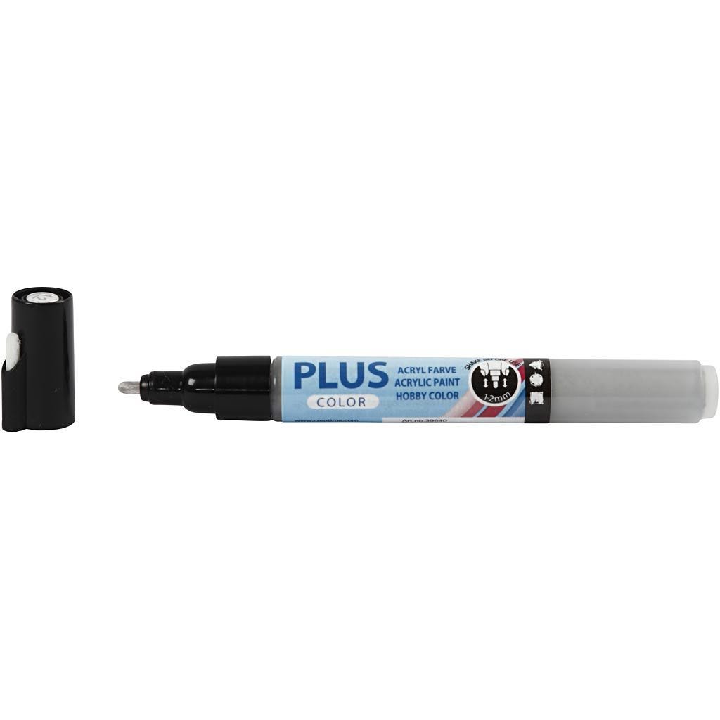 Plus Colour Markers Water Based Full-Coverage Pump Tip 14.5cm Line:1-2mm 5,5ml | Choose Colour
