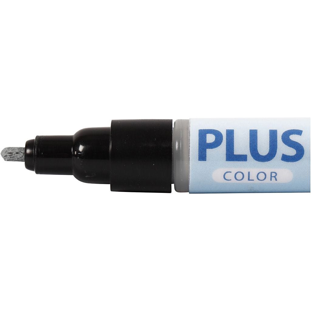 Plus Colour Markers Water Based Full-Coverage Pump Tip 14.5cm Line:1-2mm 5,5ml | Choose Colour