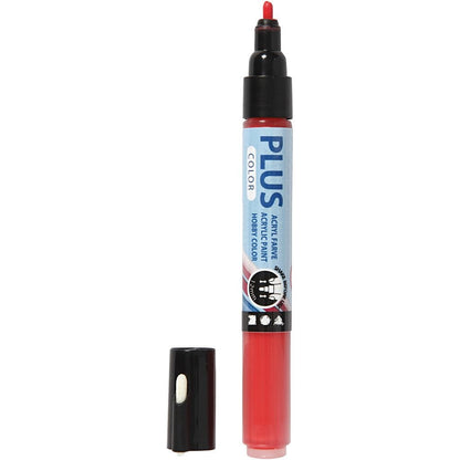 Plus Colour Markers Water Based Full-Coverage Pump Tip 14.5cm Line:1-2mm 5,5ml | Choose Colour