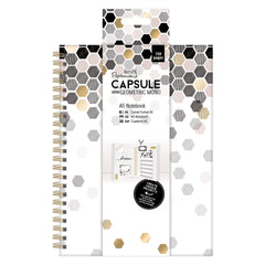 A5 Notebook Notepad Capsule Geometric Mono Docrafts