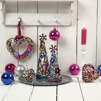 Polystyrene Heart Cut Out Shape Craft Decorations - 13.5 cm - Home - Crafts