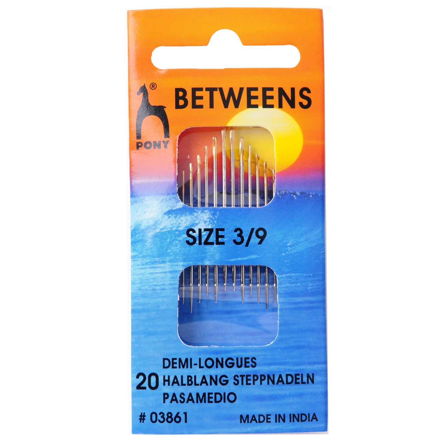 Pony Betweens Small Gold Eye Hand Sewing Needles Quilting Crafts - Select Size - Home - Crafts