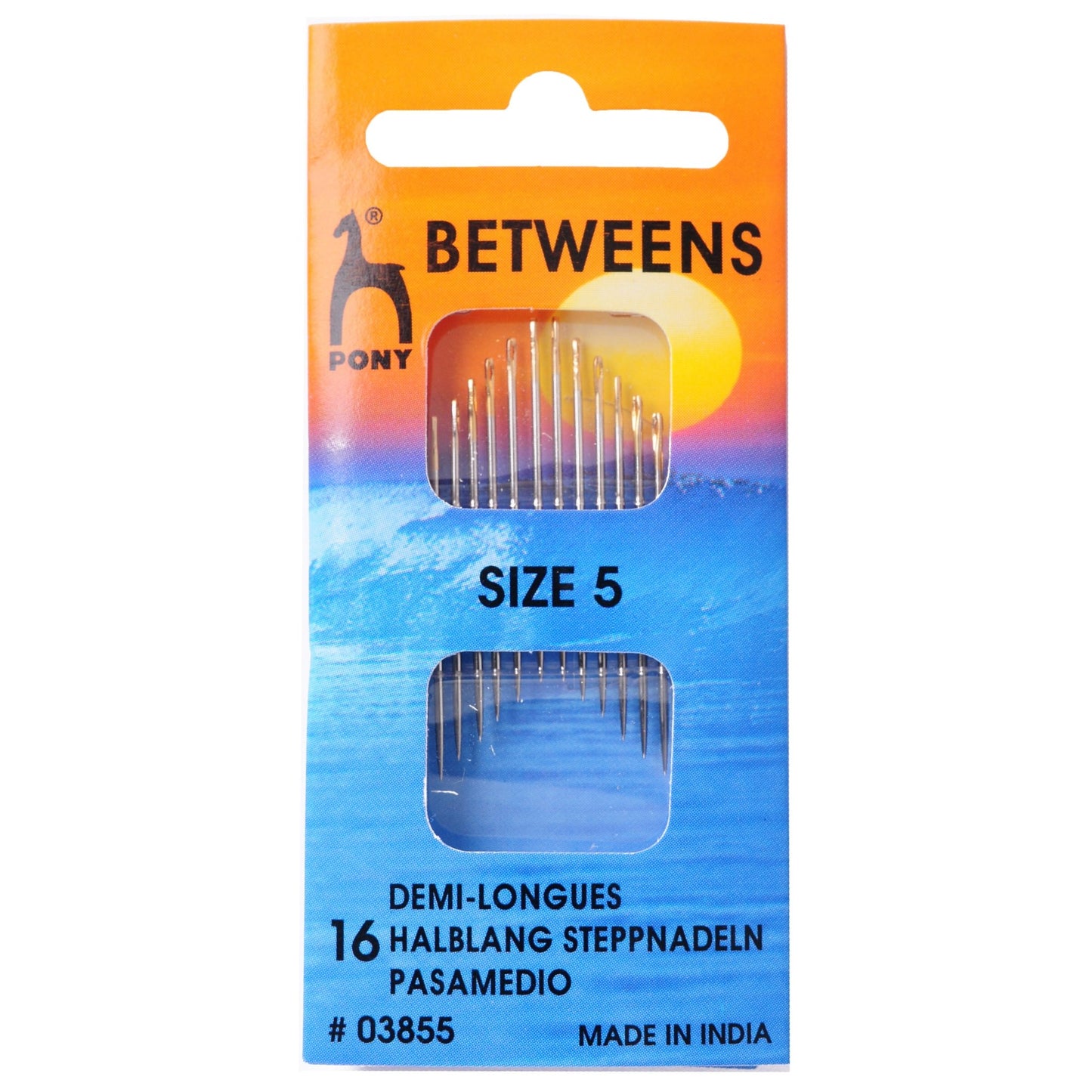 Pony Betweens Small Gold Eye Hand Sewing Needles Quilting Crafts - Select Size - Home - Crafts