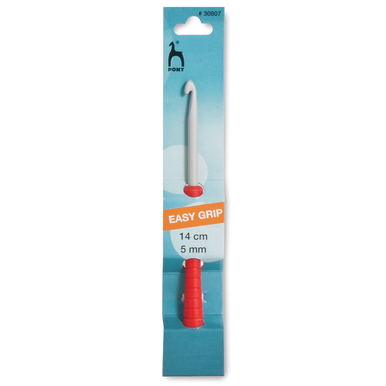 Pony Easy Grip Crochet Hook With Colour Coded Handle Crafts 14cm - Select Size - Home - Crafts
