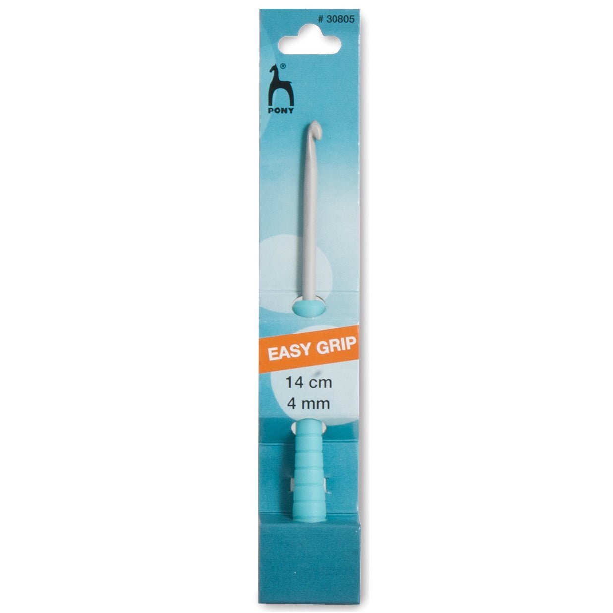 Pony Easy Grip Crochet Hook With Colour Coded Handle Crafts 14cm - Select Size - Home - Crafts