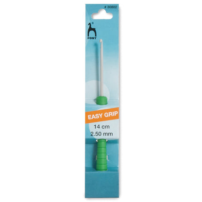 Pony Easy Grip Crochet Hook With Colour Coded Handle Crafts 14cm - Select Size - Home - Crafts