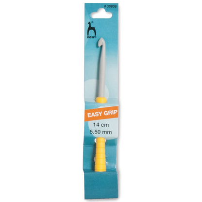 Pony Easy Grip Crochet Hook With Colour Coded Handle Crafts 14cm - Select Size - Home - Crafts