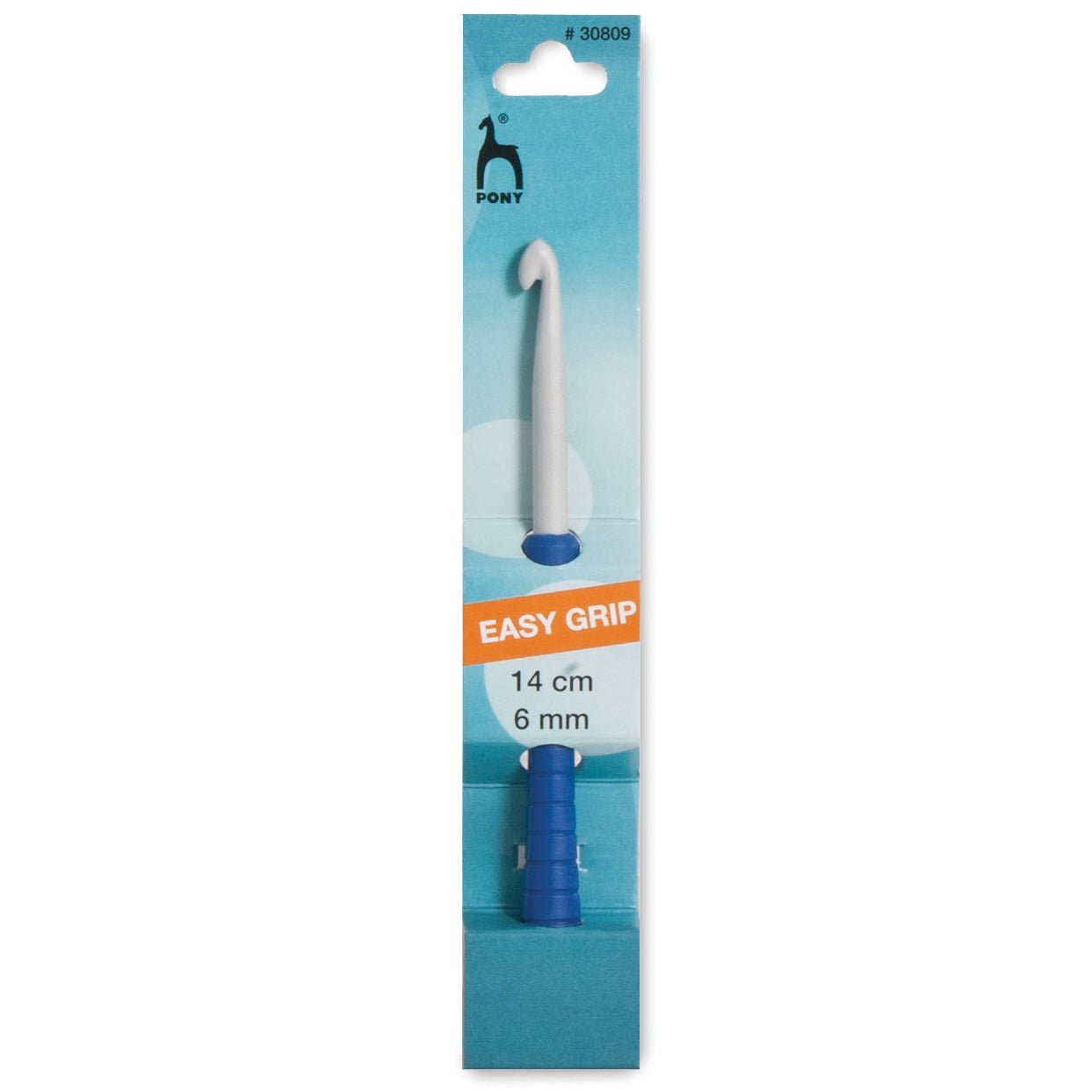 Pony Easy Grip Crochet Hook With Colour Coded Handle Crafts 14cm - Select Size - Home - Crafts