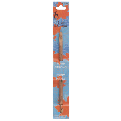 Pony Maple Hardwood Double Ended Crochet Hook Polished Crafts 15cm - Select Size - Home - Crafts