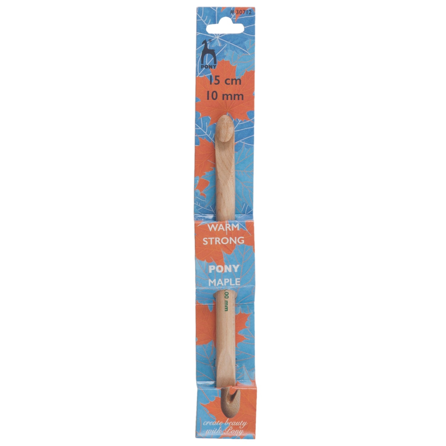 Pony Maple Hardwood Double Ended Crochet Hook Polished Crafts 15cm - Select Size - Home - Crafts