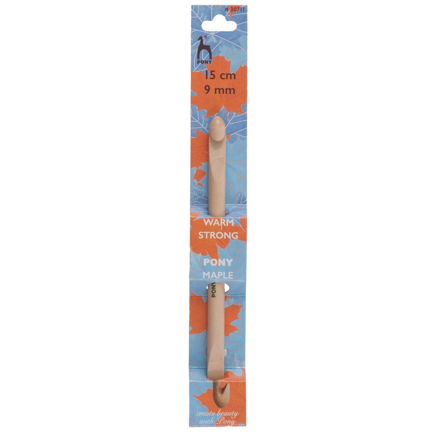 Pony Maple Hardwood Double Ended Crochet Hook Polished Crafts 15cm - Select Size - Home - Crafts