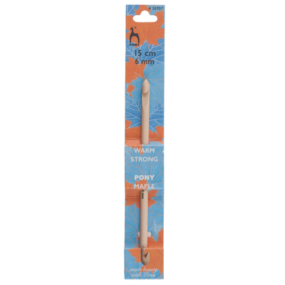 Pony Maple Hardwood Double Ended Crochet Hook Polished Crafts 15cm - Select Size - Home - Crafts