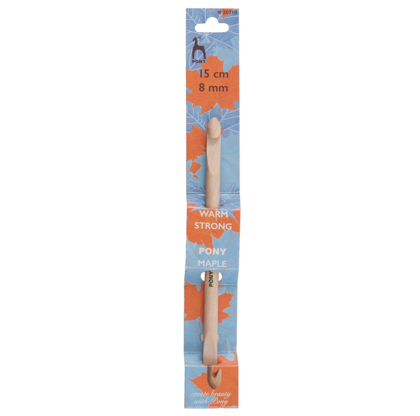 Pony Maple Hardwood Double Ended Crochet Hook Polished Crafts 15cm - Select Size - Home - Crafts