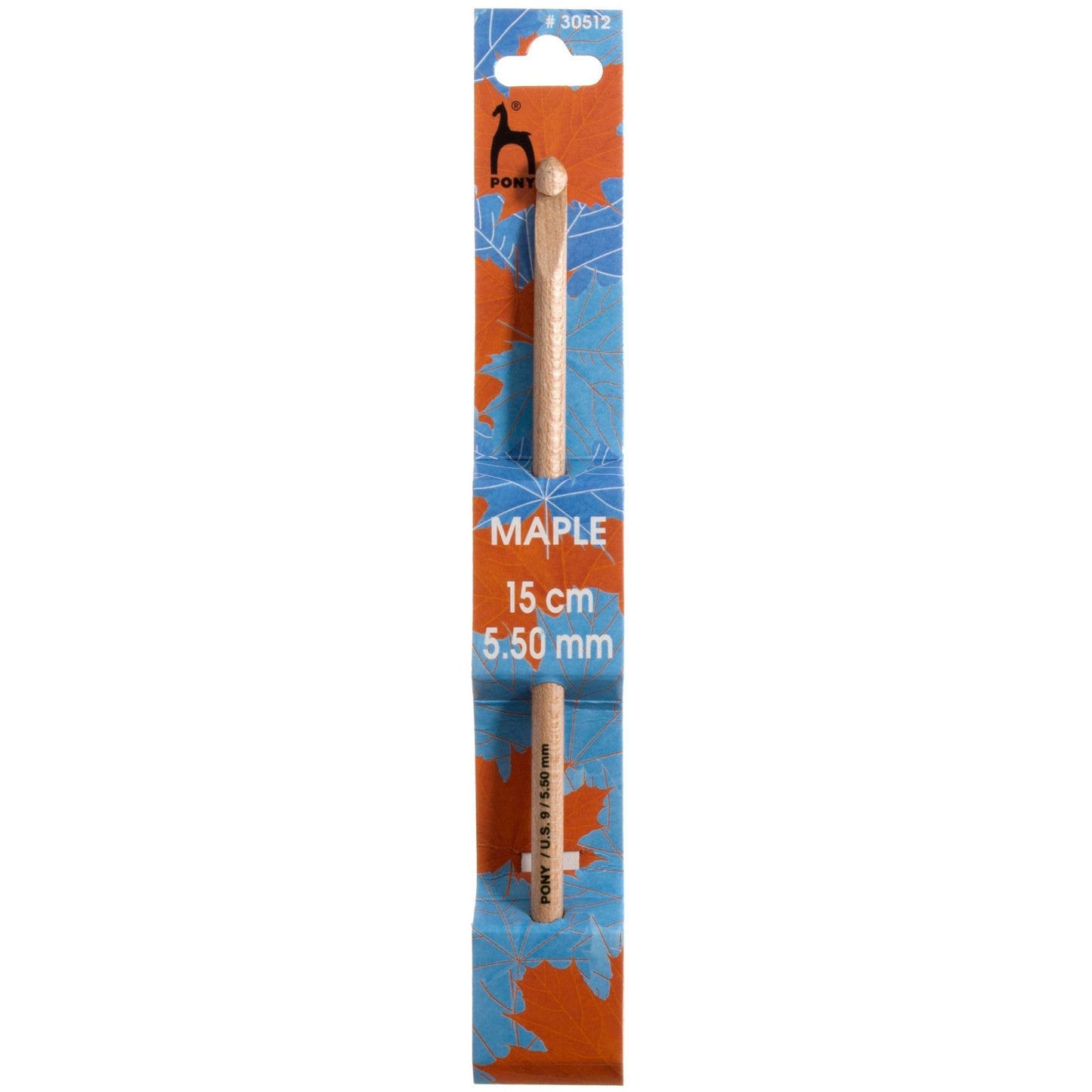 Pony Maple Wood Standard Crochet Hook Polished Crafts 15cm/17cm - Select Size - Home - Crafts
