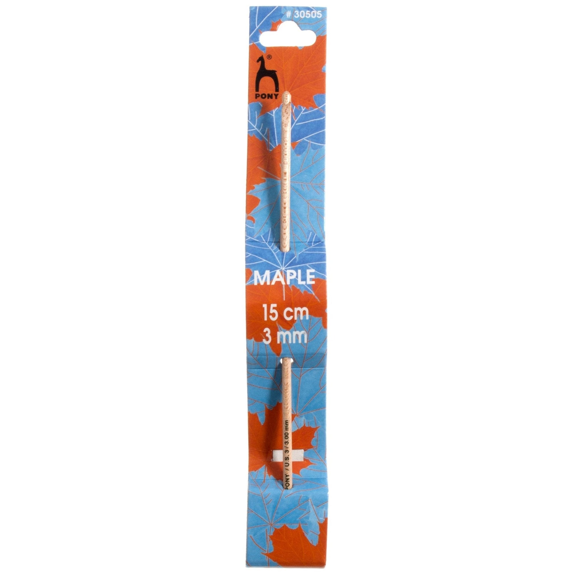Pony Maple Wood Standard Crochet Hook Polished Crafts 15cm/17cm - Select Size - Home - Crafts