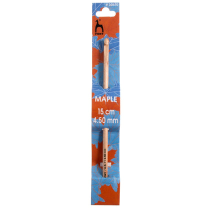 Pony Maple Wood Standard Crochet Hook Polished Crafts 15cm/17cm - Select Size - Home - Crafts