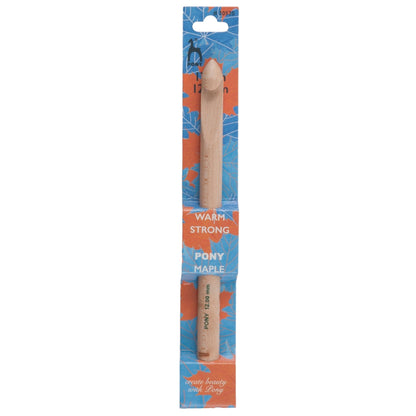 Pony Maple Wood Standard Crochet Hook Polished Crafts 15cm/17cm - Select Size - Home - Crafts