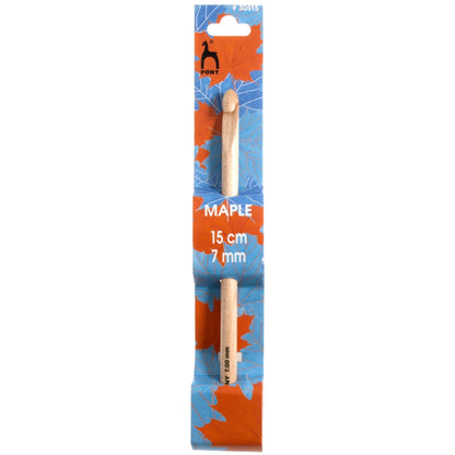 Pony Maple Wood Standard Crochet Hook Polished Crafts 15cm/17cm - Select Size - Home - Crafts