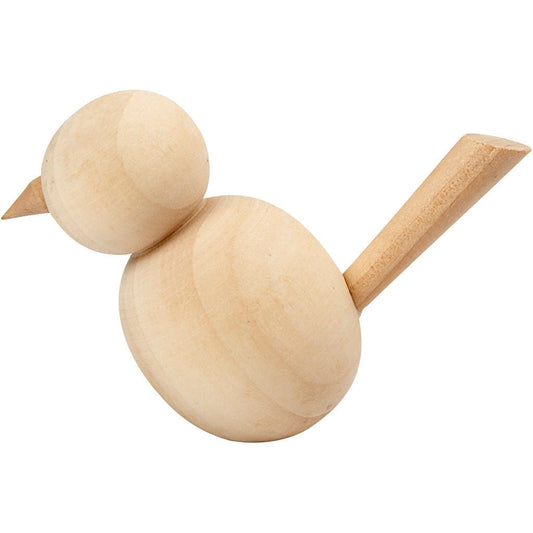 Poplar Wood Bird Decoration Animals Figures Crafts H: 7.6 cm - Home - Crafts