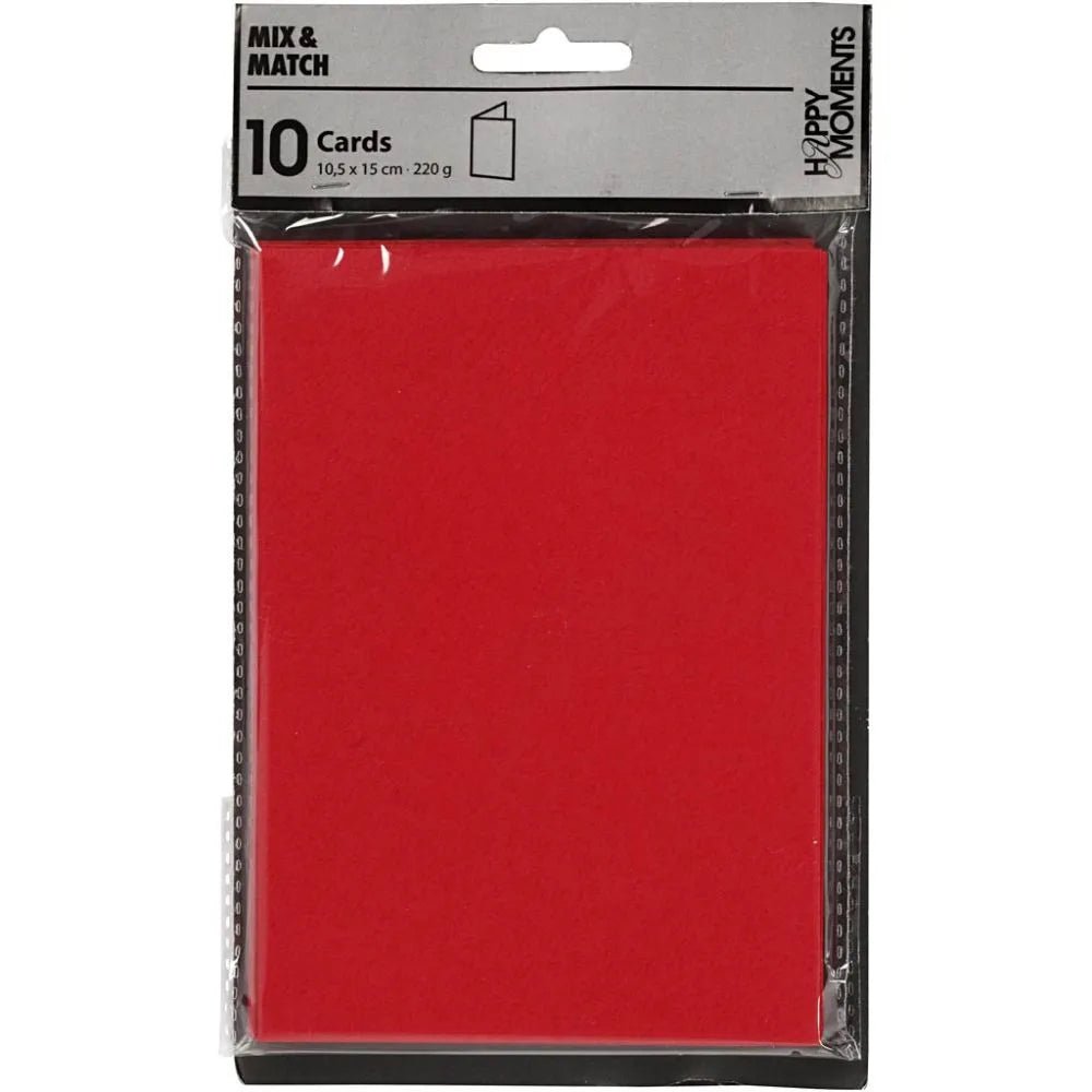 Postcards Plain Minimalistic Paintable Fine Embossed Texture Two-Colour