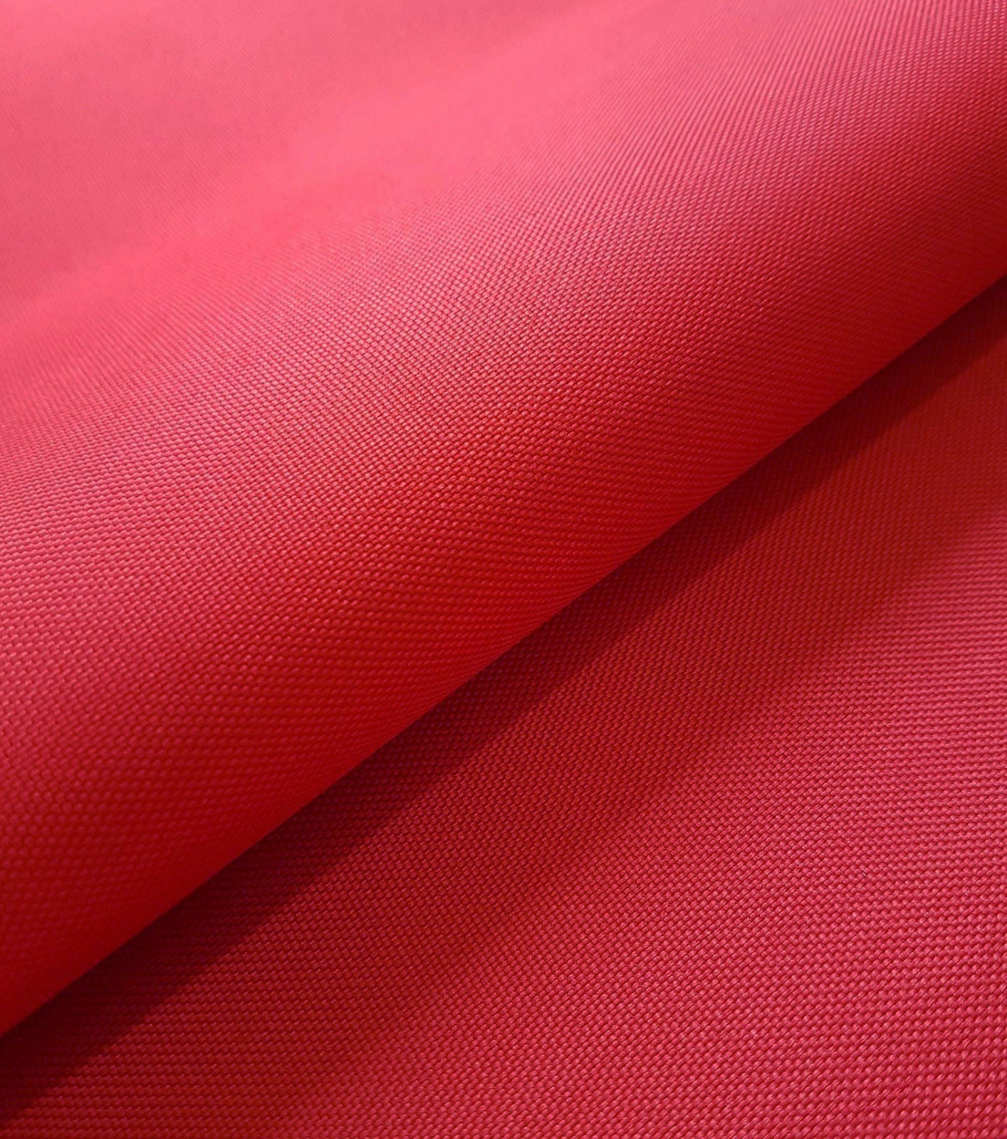 PU Coated Polyester Woven Waterproof Tough Durable Fabric Select Size - RED - Home - Crafts