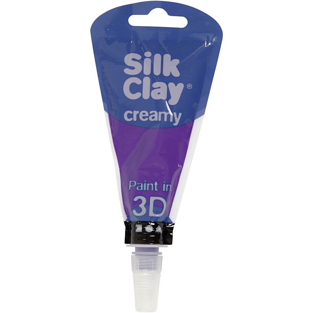 Purple Colour Liquid Modelling Clay Piping Bag For Relief Drawing 35 ml - Home - Crafts