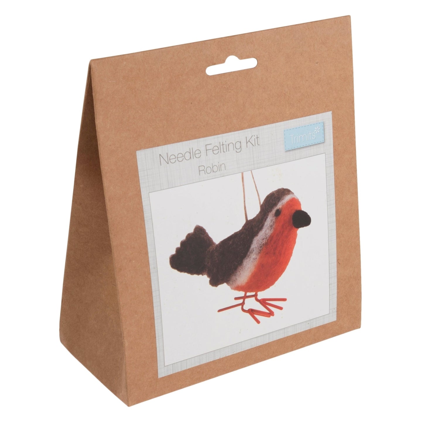 Robin Needle Felting Crafting Kit Cute Decorations Toys Beginner Friendly