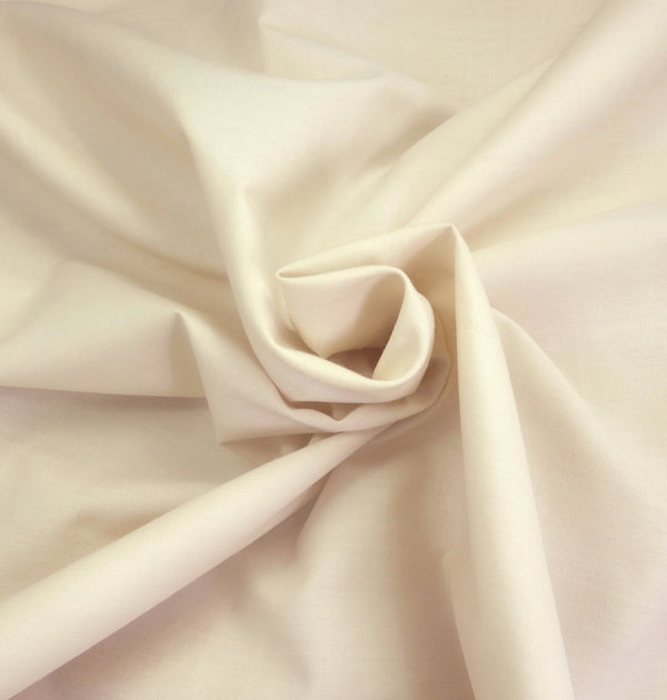 QUALITY PLAIN POLYCOTTON FABRIC MATERIAL 112CM CRAFT DRESS INTERIOR