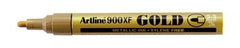 Artline Gold Metallic Marker 2.3mm Thick Card Making Stationary Pen Permanent