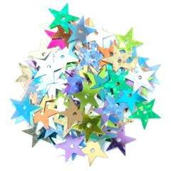 Sequins Assorted Hologram Large Stars - Home - Crafts