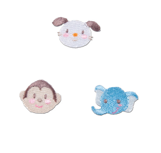 Sew On Motifs Lace Jeans Dresses Appliques Patches 1.8 cm - Dog Monkey Elephant - Home - Crafts