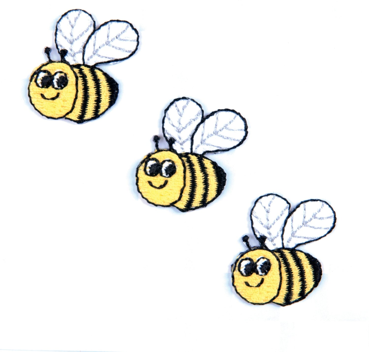 Sew On Motifs Lace Jeans Dresses Garments Appliques Patches 2.5 cm - Three Bees - Home - Crafts