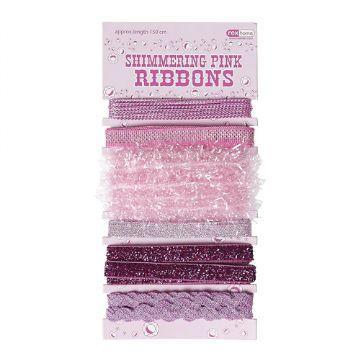 Shimmering Pink Ribbons and Ric Rac - Home - Crafts