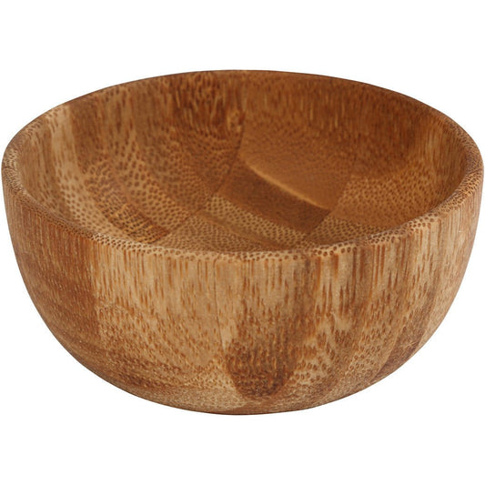 Small Wooden Bowl Serving Decoration Crafts H: 3.5cm D: 8cm - Home - Crafts